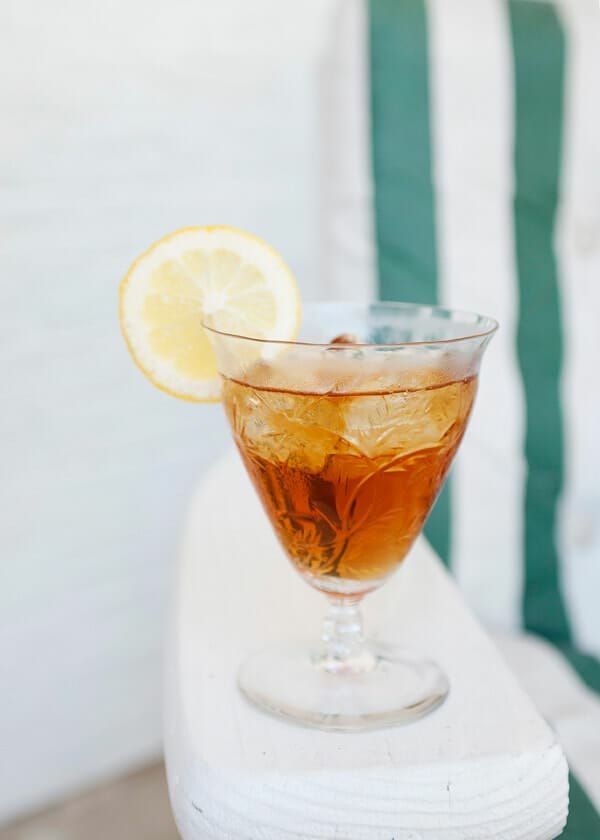 Bergamot Iced Tea Cocktail