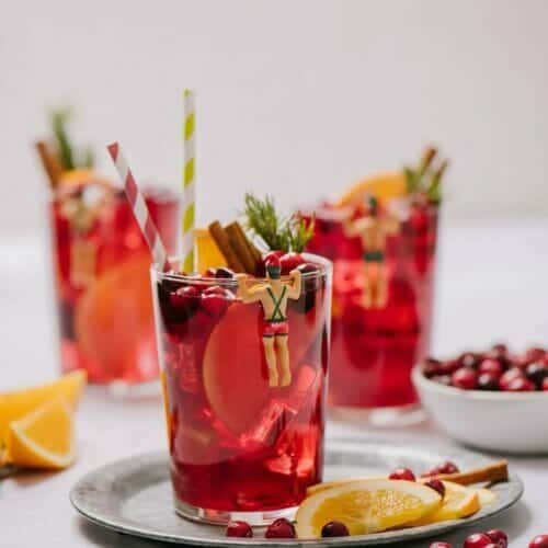 Mulled Wine Christmas Sangria – She Keeps a Lovely Home