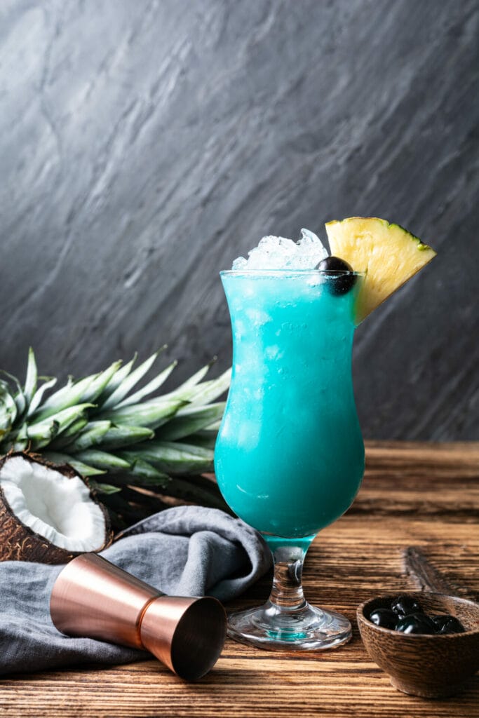 Gorgeous Blue Hawaiian Cocktail featured image above