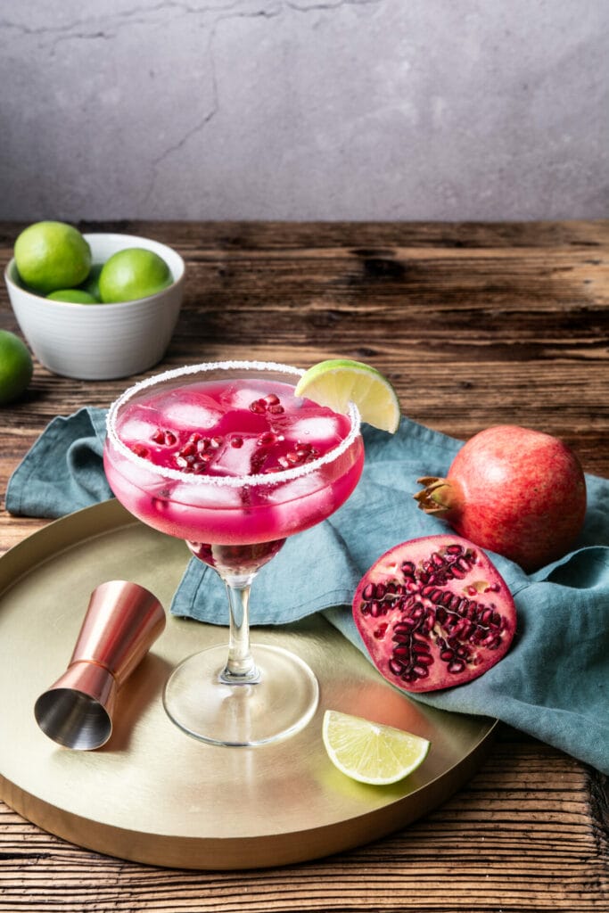 Pomegranate Margarita Recipe featured image above