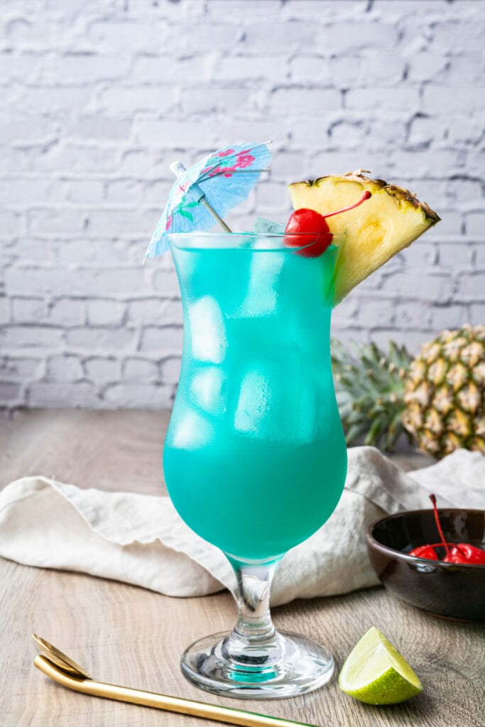 Sparkling Blue Hawaii Cocktail featured image above