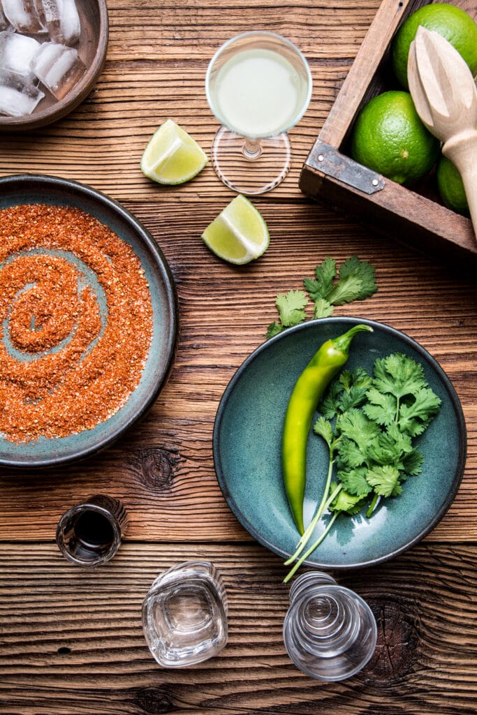 Spicy margarita recipe ingredients
