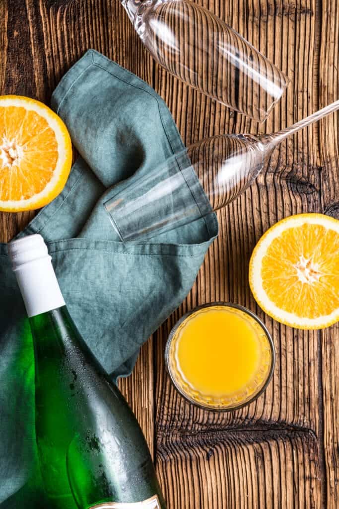 Classic Mimosa Recipe ingredients