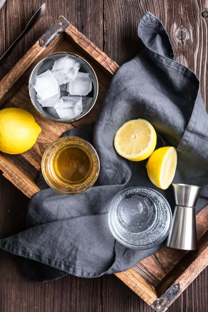 Whiskey Highball ingredients