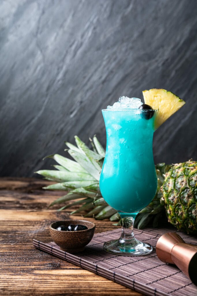 Gorgeous Blue Hawaiian Cocktail featured image below