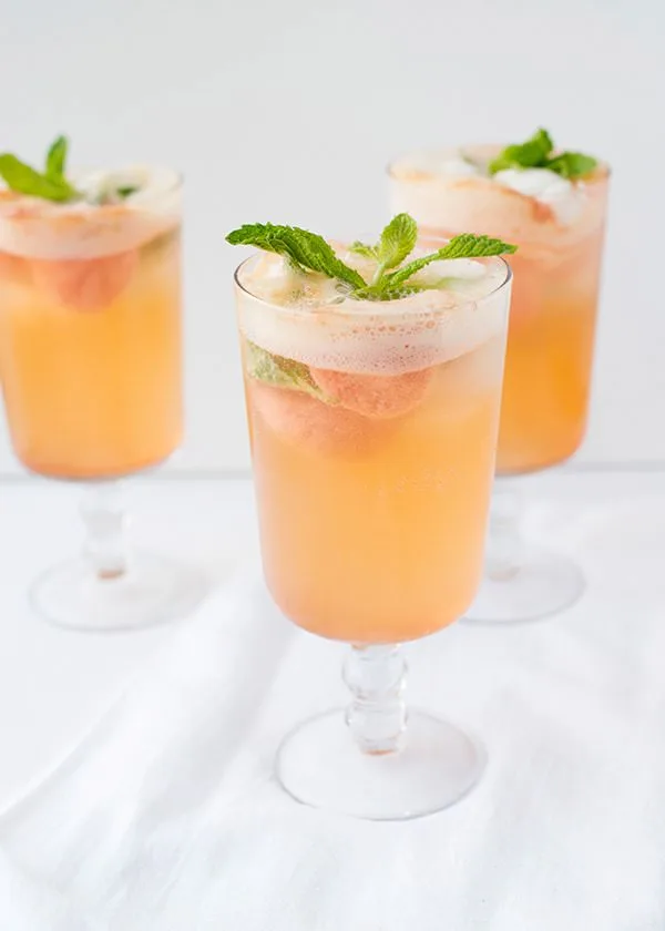 Prosecco Sorbet Cocktails featured image front shot