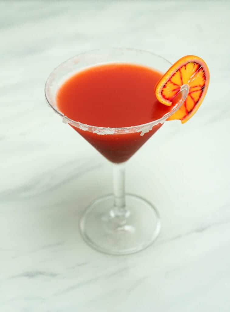 Delicious Blood Orange Margarita featured image top shot