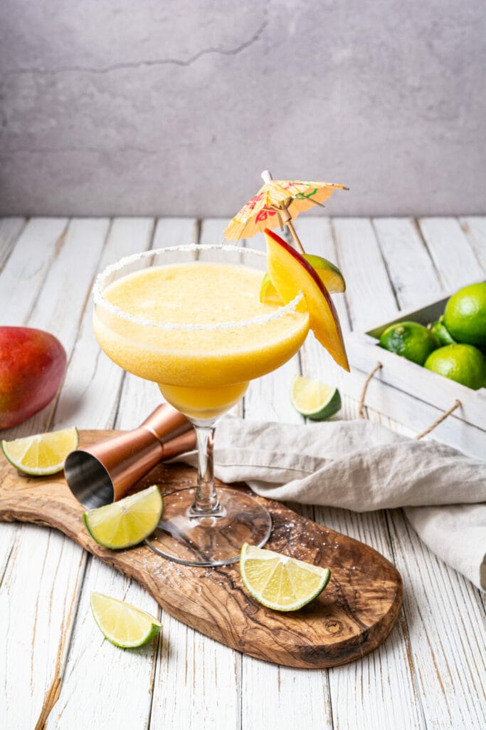 Frozen Mango Margarita Recipe featured image below