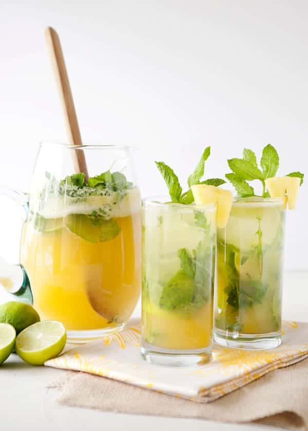 pineapple arugula mojito recipe