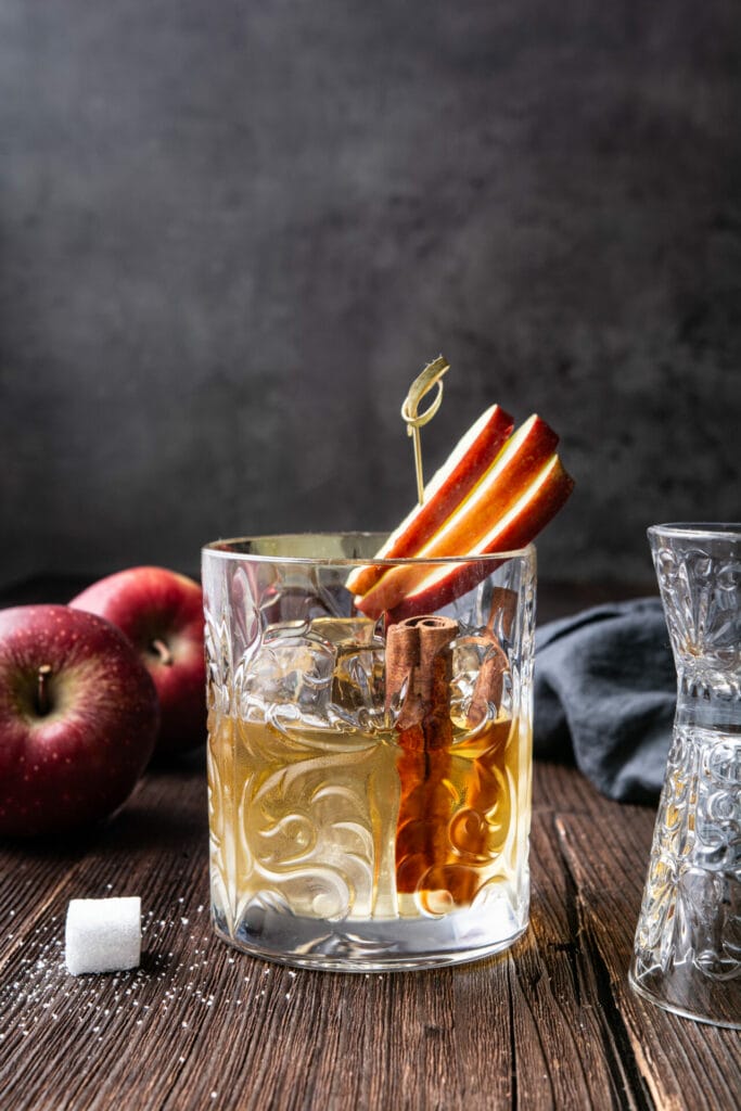 Apple Cider Old Fashioned front shot