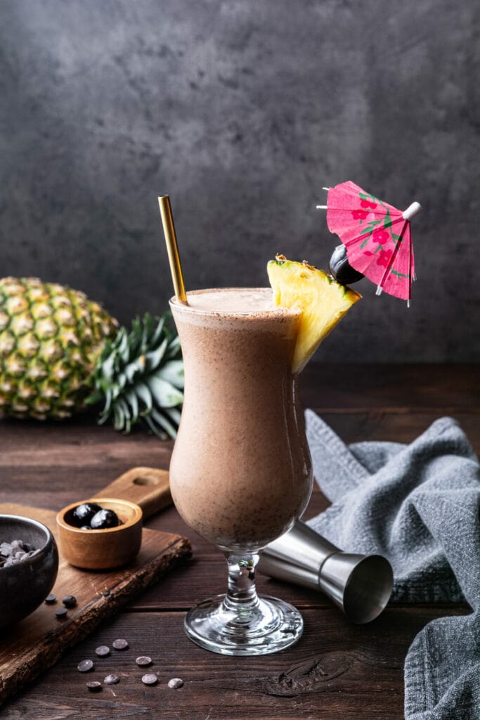 Chocolate Pina Colada featured image front shot