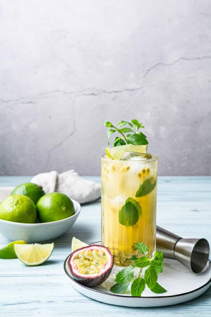 Passion Fruit Mojito featured image front shot