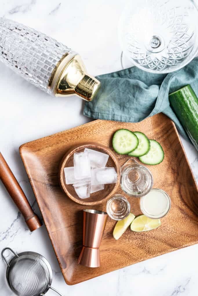 Cucumber Gimlet Cocktail