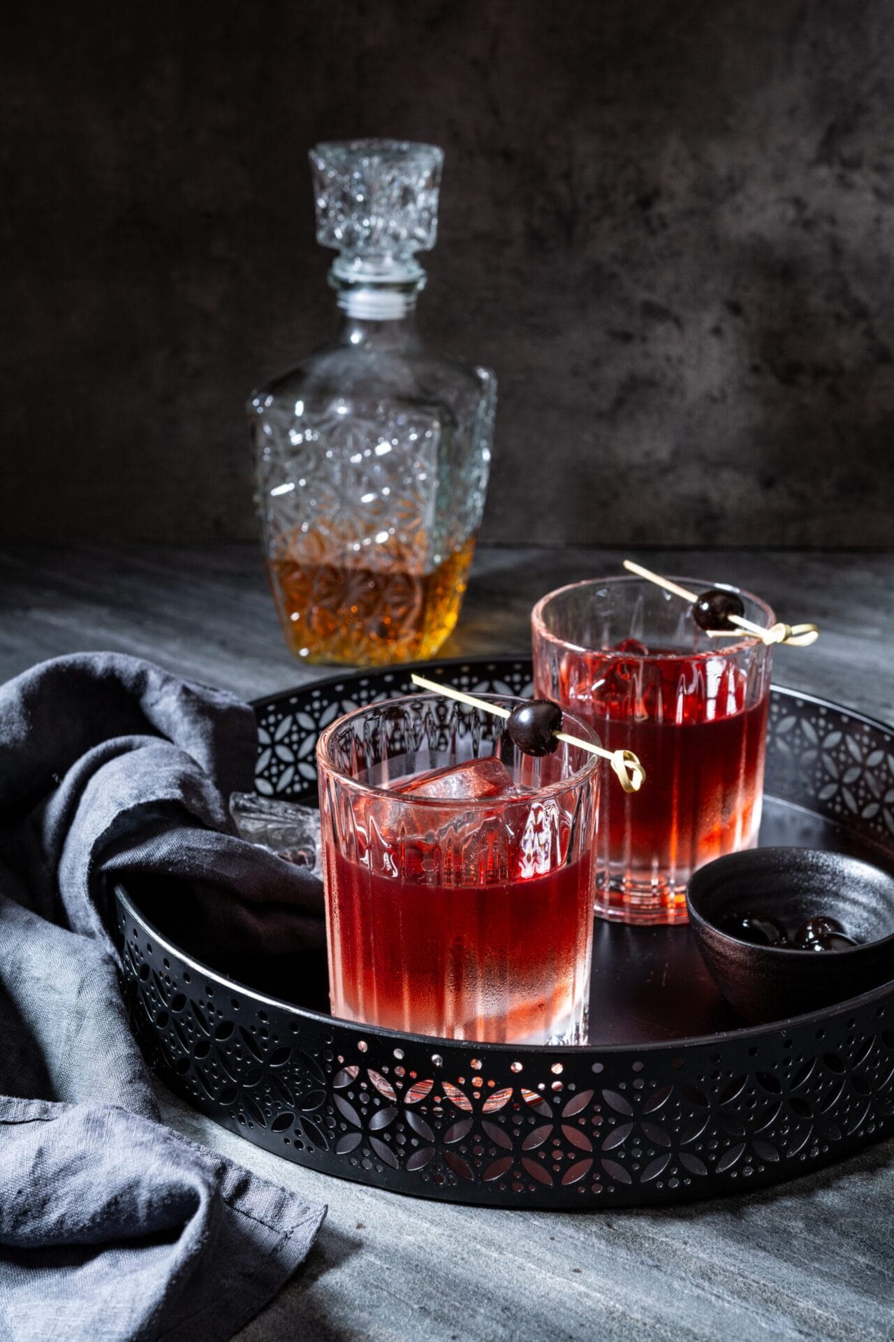 Bourbon Manhattan Cocktail