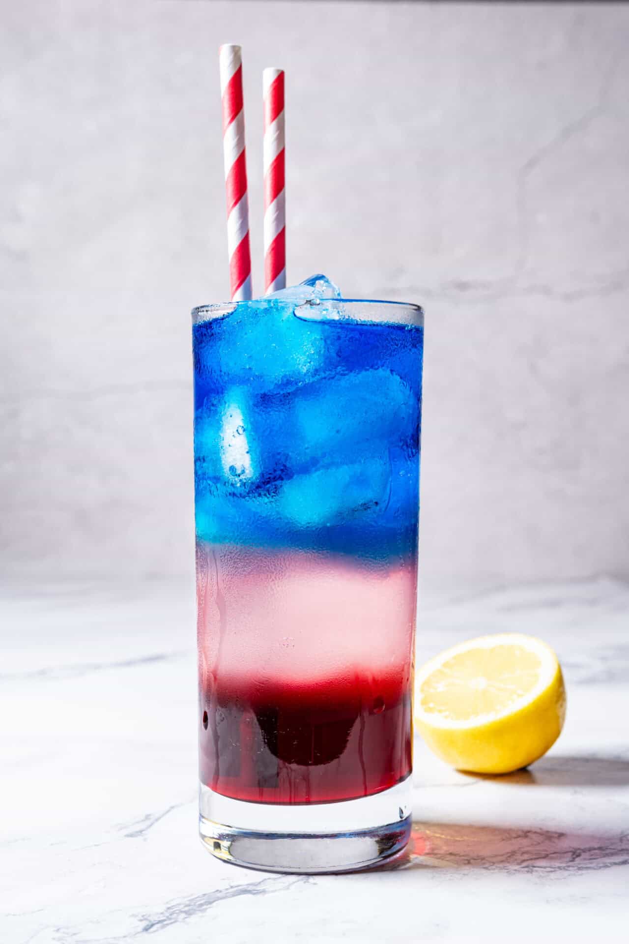 Red White and Blue Drink