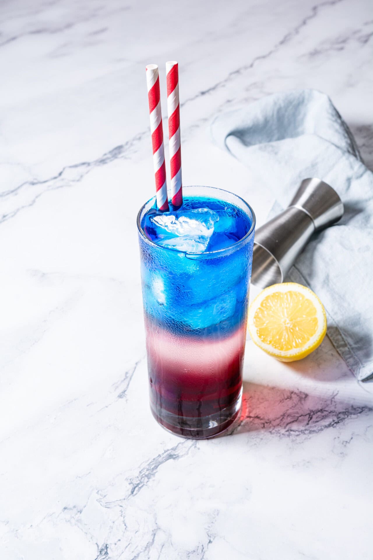 Red White and Blue Drink