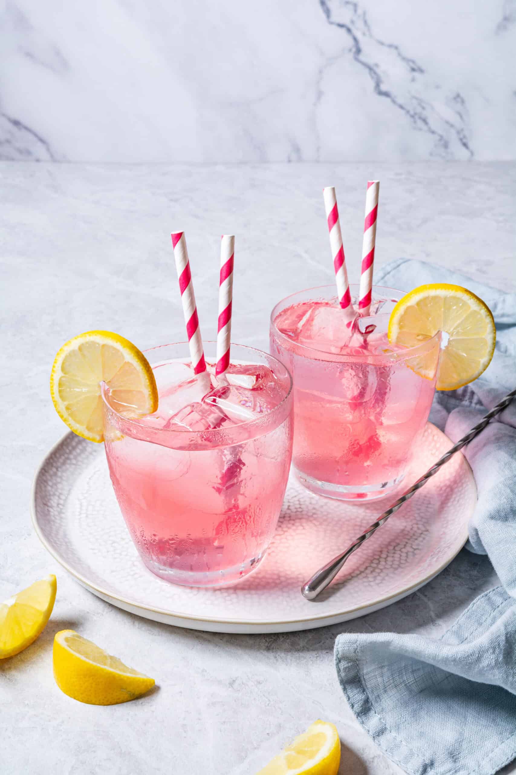 Pink Lemonade Vodka Cocktail